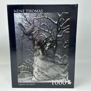 Nene Thomas 2014 Queen of Owls 1000 Piece Puzzle 20 x 27 inch Factory Sealed